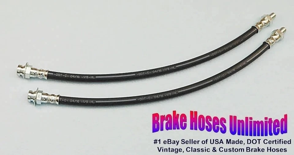 FRONT BRAKE HOSES Ford Truck 1/2 Ton, F1 - 1948 1949 1950 1951 - Image 1 of 1