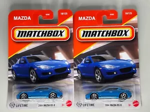 2025 MATCHBOX 2004 MAZDA RX-8 COLLECTOR NO 10/125 LOT OF 2 - Picture 1 of 2