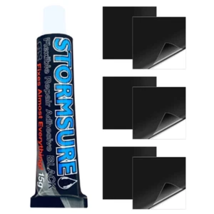 ultimate instant repair kit for inflatable airbed adhesive & airtight tape x6 - Picture 1 of 11