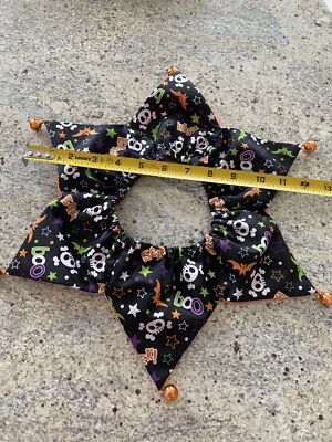 Collar de Halloween Simply Dog con campanas naranja y negro  Foto 1 de 4