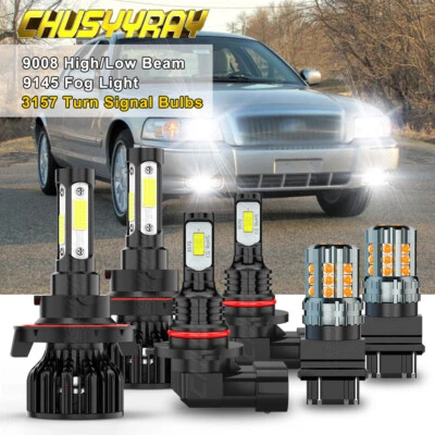 For Mercury Grand Marquis 2006-2011 LED Headlight + Fog Light +Turn Signal Lamps - Image 1 of 4