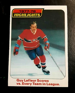 1978-79 Topps Guy LaFleur 1977-78 Highlights Canadiens - Photo 1 sur 2