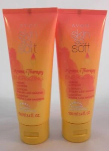 AVON Skin-So-Soft SSS Aroma + Therapy ENERGIZING Hand Lotion Lot of 2, 3.4 oz ea - Picture 1 of 1