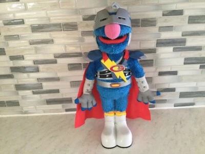 Figura de acción Hasbro Sesame Street Flying Super Grover 2.0 2011 - Probada funcionando Foto 1 de 4