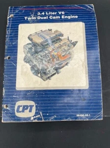 1990 CPT 3.4L V6 Twin Dual Cam Engine Training Service Manual 56490.00-1 - Picture 1 of 11