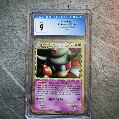 CGC 9 Slowking 85/90 Prime Holo Pokemon Undaunted - Image 1 of 2