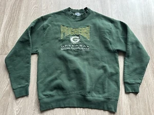 VIintage 90s Green Bay Packers Crewneck Sweatshirt Size XL Salem Sportswear 1994 - Picture 1 of 7