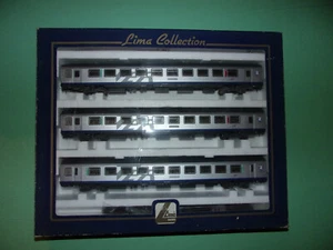 LIMA coffret 3 voitures voyageurs CORAIL TER REGION CENTRE L149989 NEUF et RARE - Foto 1 di 7