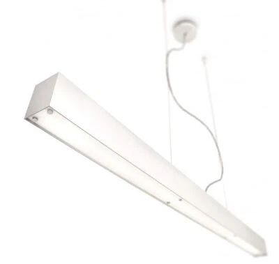 Philips Aluminum Ecomoods Indoor Suspension Light 28 W 46.3 x 4.3 x 137.8 in - Image 1 of 4
