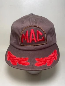 Vintage MAC Tools SnapBack Mütze Blatt Aufnäher Made in USA - Bild 1 von 7