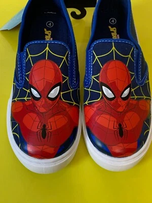 Новый Человек-паук без шнуровки кроссовки молодежи большой мальчик туфли Marvel мультиразмер - Изображение 1 из 4