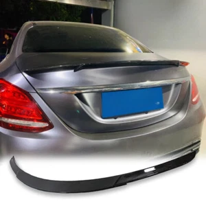 CARBON FIBER TRUNK SPOILER WING FOR 15-2021 MBMB W205 C63 AMG - Picture 1 of 7