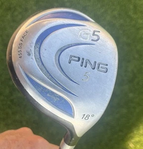 Ping G5 5 Wood 18* TFC 100F Soft Regular Flex Senior Graphite RH Right - Picture 1 of 9