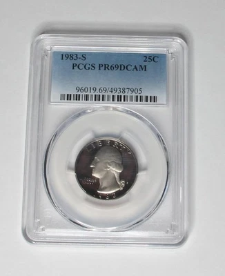 1983-S U.S. Quarter Dollar * Washington * PCGS PR69 DCAM * No Reserve - Image 1 of 2