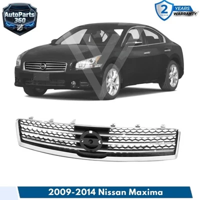 Front Grille Assembly Chrome For 2009-2014 Nissan Maxima Foto 1 de 4