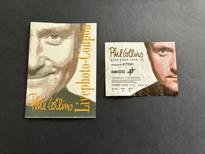 Phil Collins Ticket And Leaflet 1994 - Imagen 1 de 5