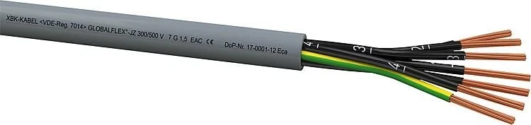 Steuerleitung Flex-OZ 4x0,75, gr, Rolle a 50m - Bild 1 von 1