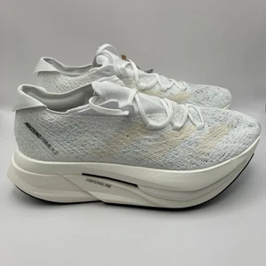 Adidas Men’s Size 10 Adizero Prime X 2.0 Strung White Running Shoes ID3615 - Picture 1 of 8