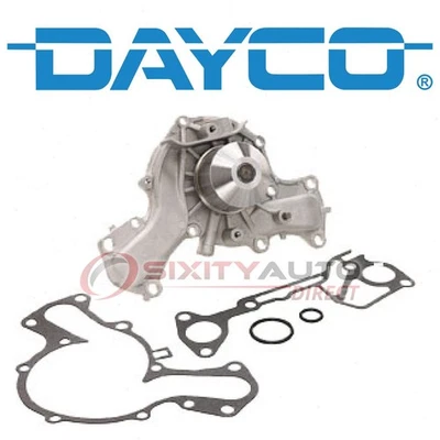 Dayco Water Pump for 1988-1990 Chrysler Dynasty 3.0L V6 - Coolant Antifreeze rc Foto 1 de 4