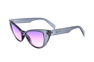Italia Independent I-I MOD. 0906 CRYSTAL GREY GLOSS 52/15/140 Women's Sunglasses - Image 1 of 3