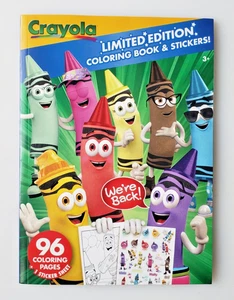Neu Crayola Limited Edition Malbuch & Sticker! - Bild 1 von 2