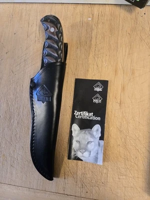 Cuchillo de caza Puma IP Lobo 848711 hoja fija hecho a mano con caja Foto 1 de 4