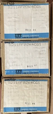 Lote de 3 VÁLVULAS SOLENOIDES ITT S211AF02K4CG1 NUEVAS Foto 1 de 4