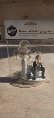 Wilson Humoroso Boda Pastel Topper Bola y Cadena Novia Novio 2006 Nuevo Foto 1 de 4