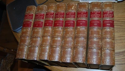 1852 The Works and Correspondence of Edmund Burke complete 8 volume set - Image 1 of 4