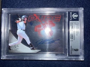 2014 Leaf Trinity Pure Red Auto Kyle Schwarber BGS 9 2/5 - Picture 1 of 2