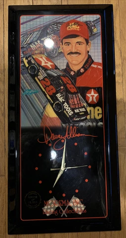 Davey Allison NASCAR Morema Inc Limited Edition Clock Mac Tools Racing Cover