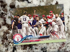 2018 Topps Series 1 Gold Parallel Card /2018 Texas Rangers Team Card #229
