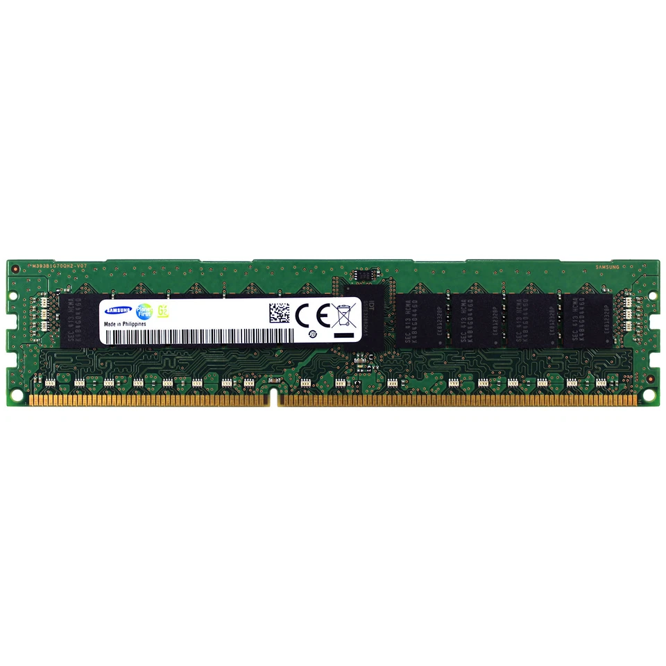 Samsung 8GB 1Rx4 PC3-14900R DDR3 1866MHz 1.5V ECC REGISTERED RDIMM Memory RAM - Image 1 of 1