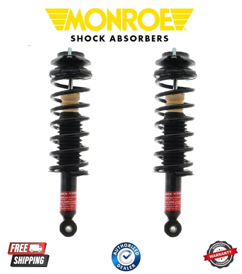 2 Rear Suspension Strut and Coil Spring Assembly For 12-16 Subaru Impreza - Image 1 of 1