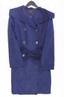 ✅ Apart cappotto per le signore taglia 42 con cintura blu di poliestere ✅