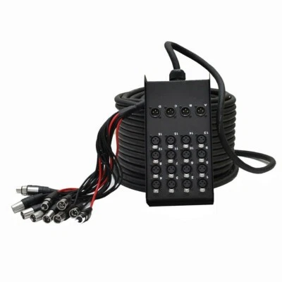 Seismic Audio 16x4 Channel XLR Low Profile Circuit Board Snake Cable - 100 Feet - Image 1 of 4