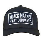 Elektryczny czarny rynek sztuka zatrzask retro trucker kapelusz tatuaż sztuka baseball czapka