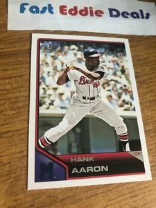 2011 TOPPS LINEAGE MLB BASEBALL HANK AARON CARD 108 MILWAUKEE BRAVES EXCELLENT - Picture 1 of 2