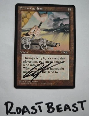 MTG - Magic The Gathering - Storm Cauldron - Signed Artist Proof Dan Frazier NM - Image 1 of 3
