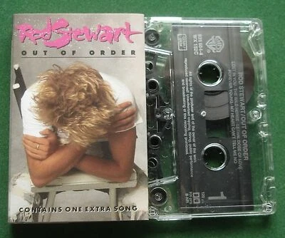 Rod Stewart Out Of Order inc Try A Little Tenderness + Cassette Tape - TESTED - Image 1 of 3