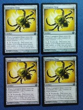 MTG 4x Contagion Clasp x4 LP Scars of Mirrodin Magic Playset