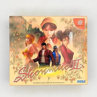Shenmue 2 Limited Edition 2001 w/ Spine card Sega Dreamcast DC Action Adventure - Image 1 of 4