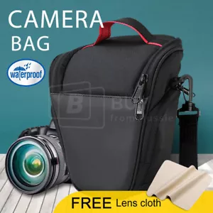 DSLR SLR Camera Bag Carry Case Lens Case For Canon EOS Nikon Sony Panasonic - Picture 1 of 8