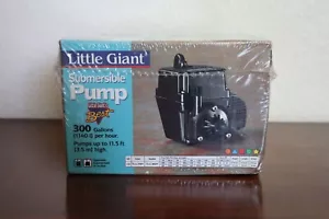 Little Giant Pumpe 502375 Pumpe 300 GPH Tauchpumpe oder Inline neu versiegelt 1994 USA - Bild 1 von 10