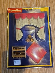VTG Lundby Dollhouse Kitchen Curtain & Accessories lot Rare Htf New Old Stock  - Picture 1 of 7