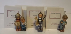 Studio Hummel Ornaments #4 Set Of 3 With Certificate Of Authenticity. 96034 NEW - Picture 1 of 4