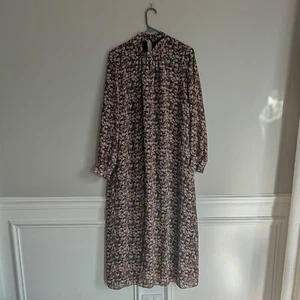 Shein Women's Floral Print Collared Maxi Dress, Size Medium (6) - Picture 1 of 9