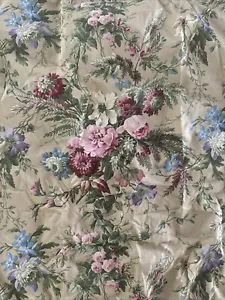 Ralph Lauren ADRIANA Floral Pillow Sham Cover Italy USA Sateen Euro - Picture 1 of 8