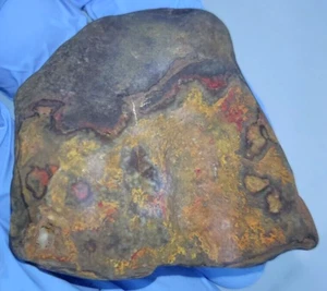 Memetolith of Goatman Volcano Lava Pyramid Eye Jasper Agate Specimen See Video - Picture 1 of 10