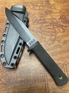 VINTAGE/DISCONTINUED COLD STEEL SRK CARBON V FIXED BLADE KNIFE-W/SHEATH-USA-🇺🇸 - Picture 1 of 14
